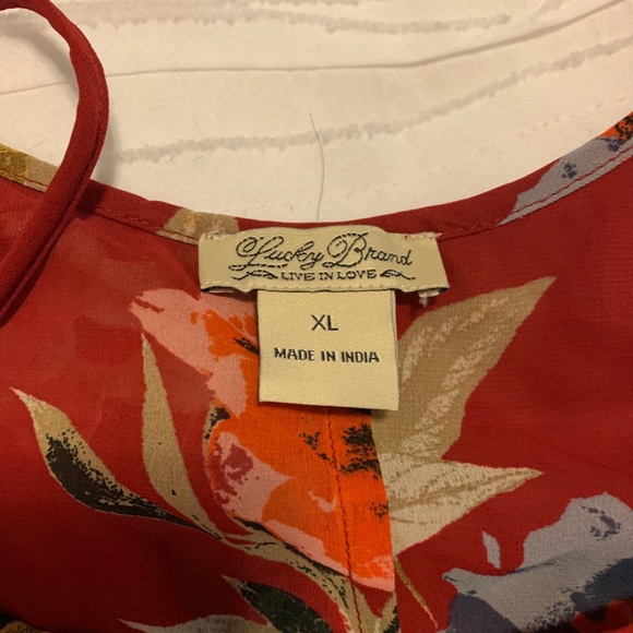 Lucky Brand flowy blouse - Picture 2 of 3